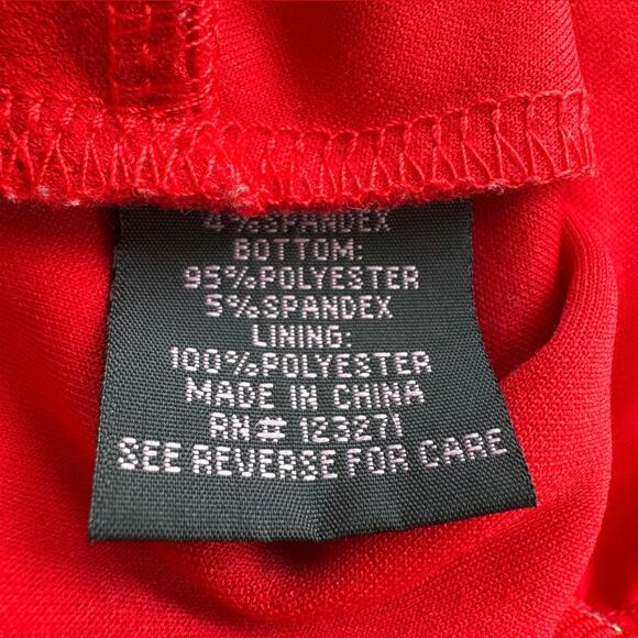 Faded Rose Red Lace Top Cut Out Bodysuit Size Small - Picture 6 of 7